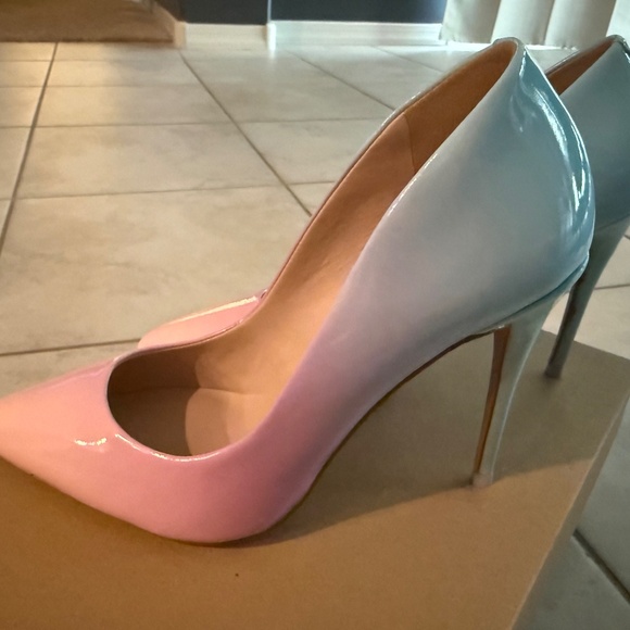 Also ombré pink and blue heels - Picture 4 of 5